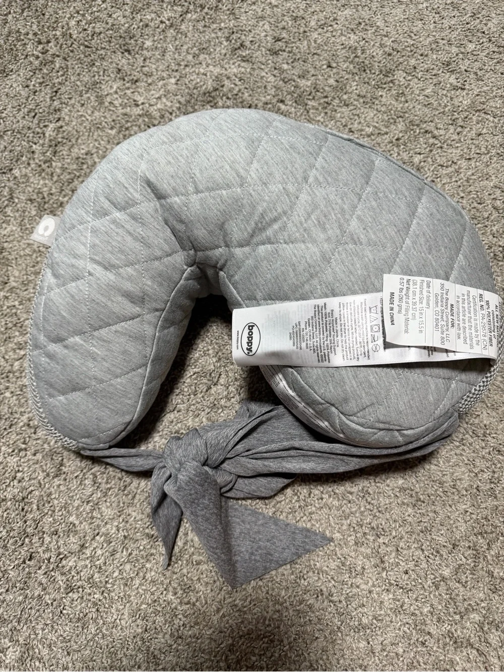 Boppy soft quilted
